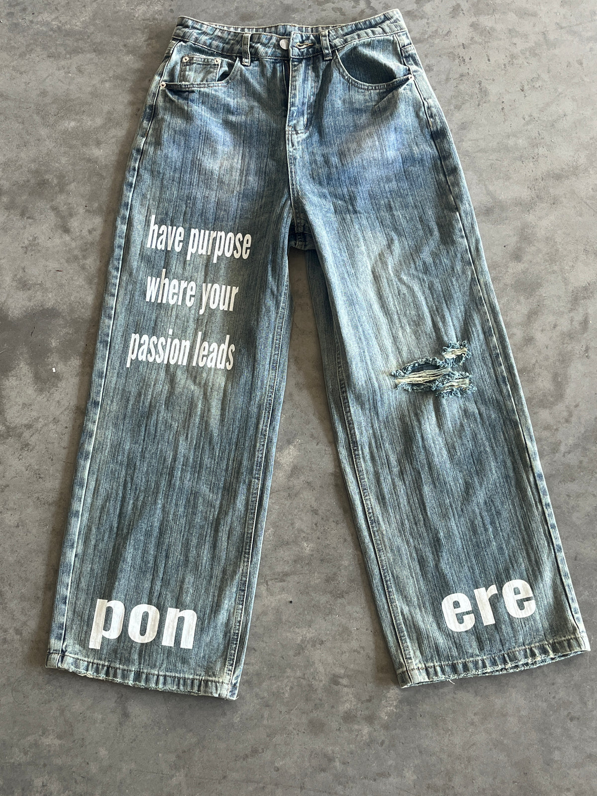 ponere statement denim